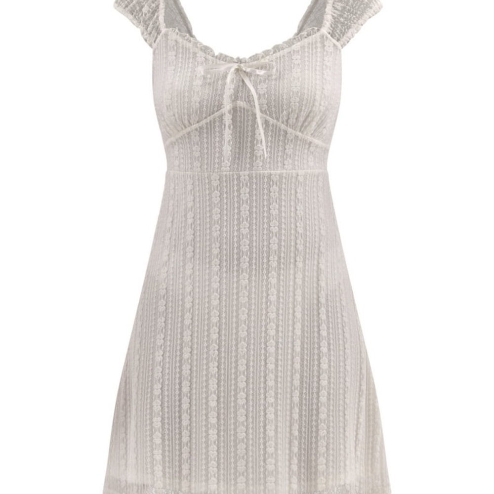 No Boundaries Cream Dress